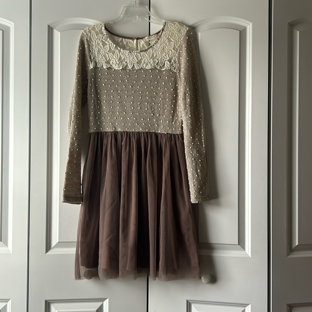 Altar'd State sweater tulle dress